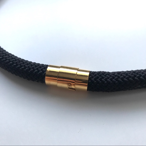 Black rope necklace - Multiple ways to wear - Picture 12 of 12